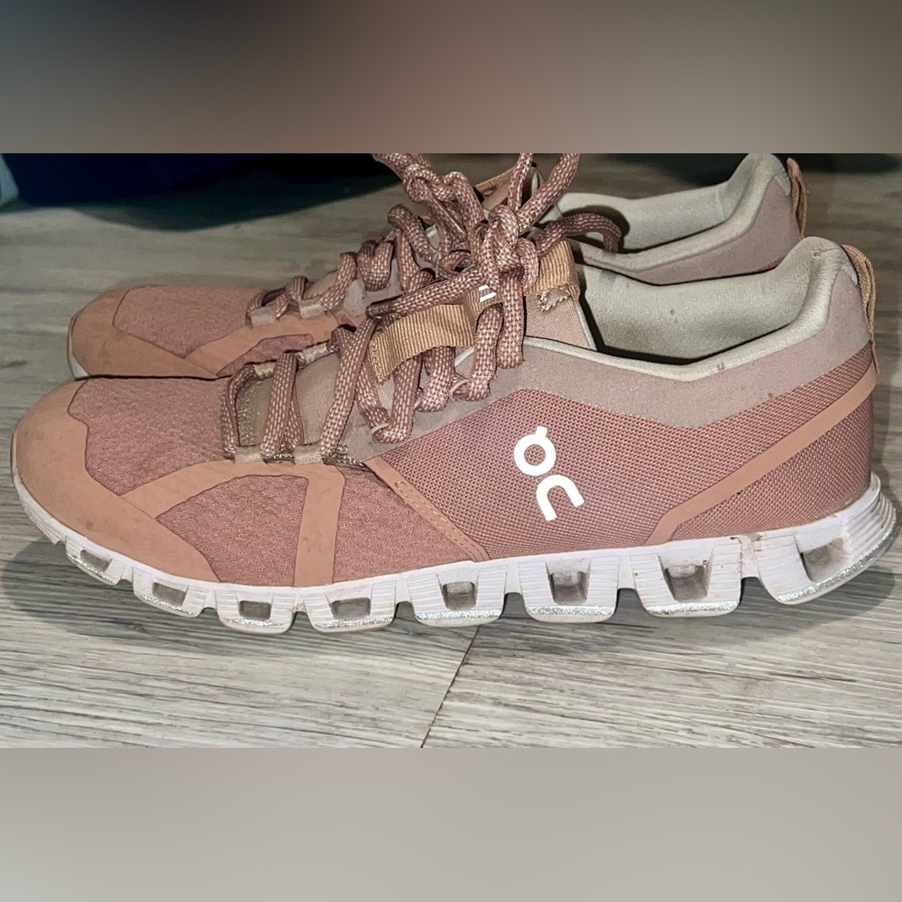 On Cloud Rose Sneakers Shoes (8)